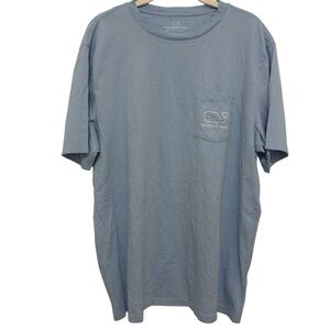 Vineyard Vines Men's Blue T-Shirt Large